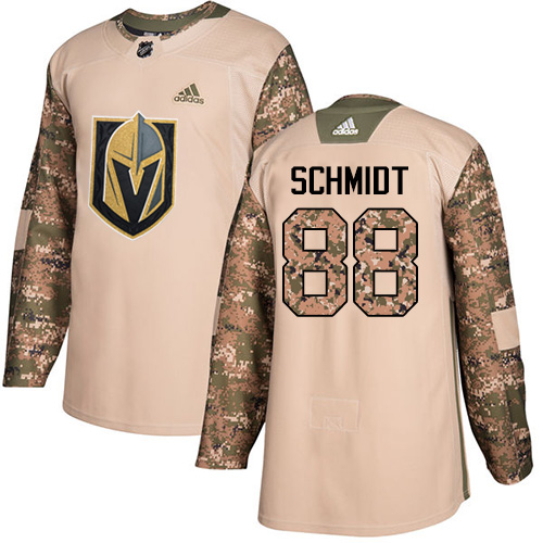 Adidas Golden Knights #88 Nate Schmidt Camo Authentic Veterans Day Stitched NHL Jersey